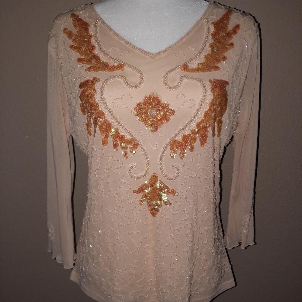 Dreess Blouse-FUEGO- Size M